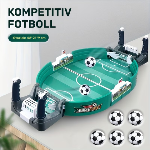 Bordsfotbollen, 6 Bollar – Först Till 10 Poäng Vinner