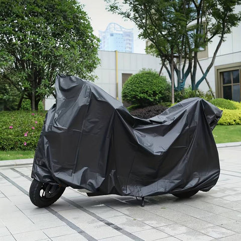 MC-kapell över motorcykel
